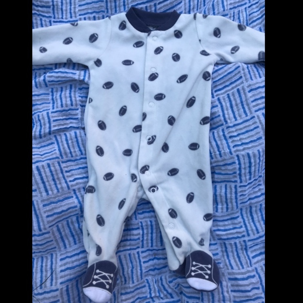 Carter’s football footie